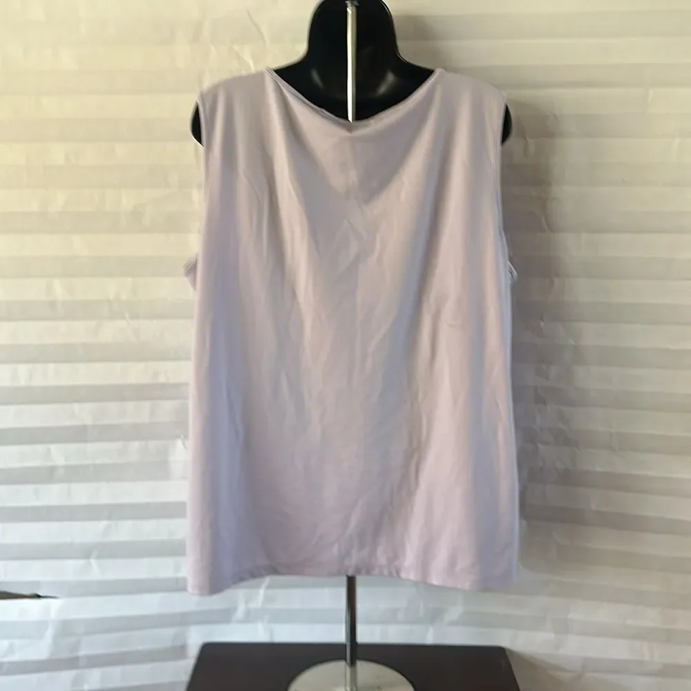 Liz Claiborne Lavender Tank Top – Women’s XL, Sleeveless Summer Style